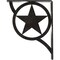 Ekena Millwork Austin Wrought Iron Bracket, (Single center brace), Antiqued Pewter 1 1/2"W x 7 1/2"D x 10"H BKTM01X07X10SAUAPW - alternate 5